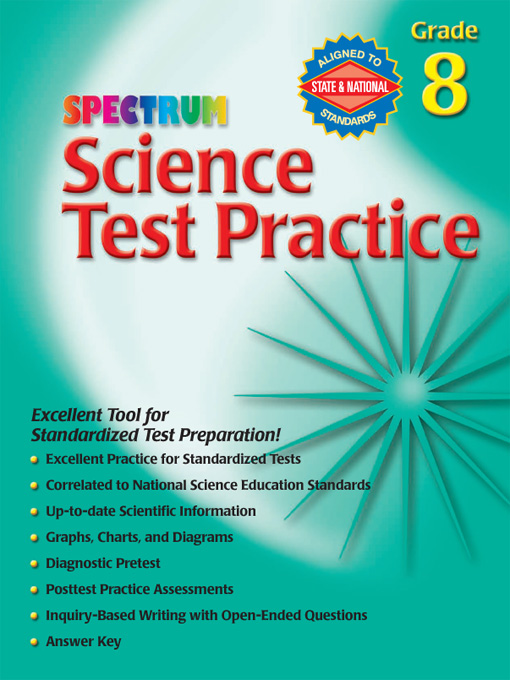 Title details for Spectrum Science Test Practice, Grade 8 by School Specialty Publishing - Available